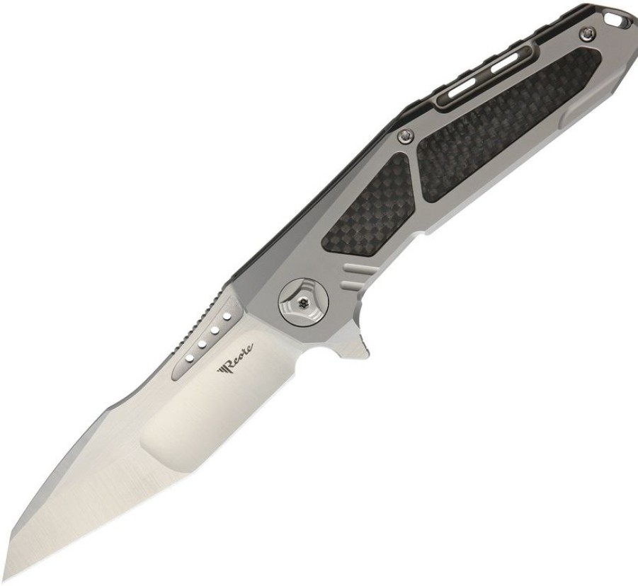 * Cheaper Reak3Tscf Reate Knives K3 Framelock Pocket Knife Satin Carbon Fiber