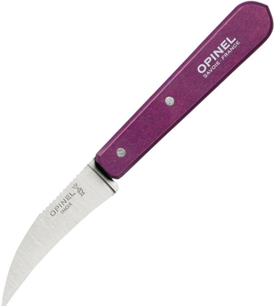 * Tendy Style Op01924 Opinel No 114 Vegetable Knife Burgundy