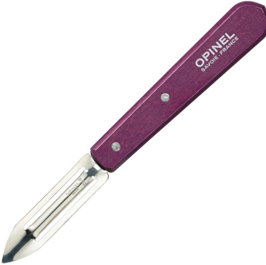 * Lower Prices Op01929 Opinel No 115 Kitchen Peeler Burgundy