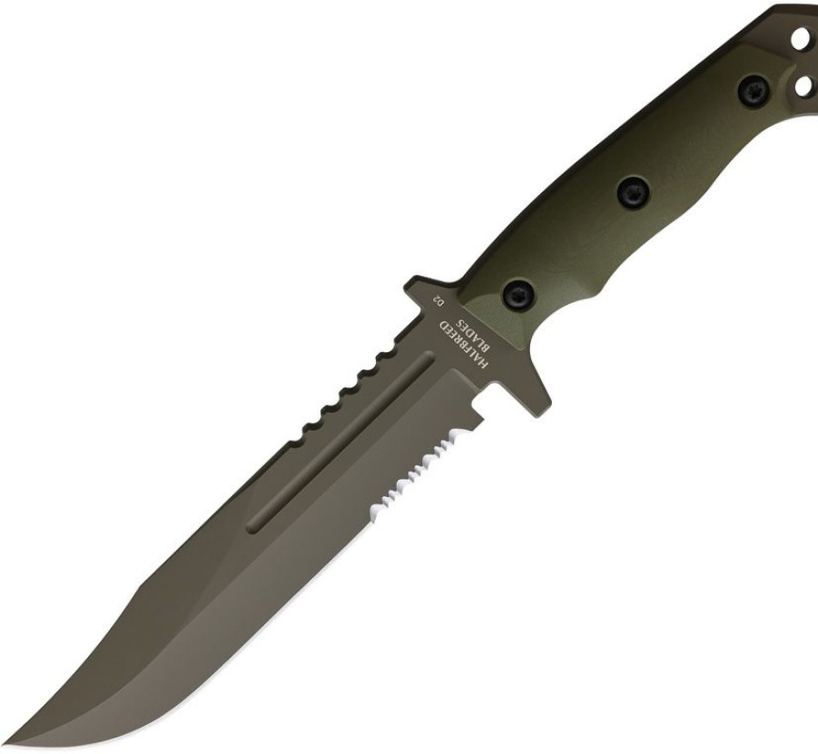 * Top Selling Hbblik01Od Halfbreed Blades Large Infantry Knife