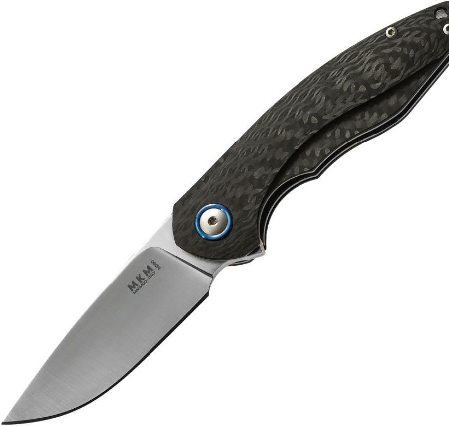 * Online Mkmv025 Mkm-Maniago Knife Makers Timavo Linerlock Pocket Knife Viper Carbon Fiber