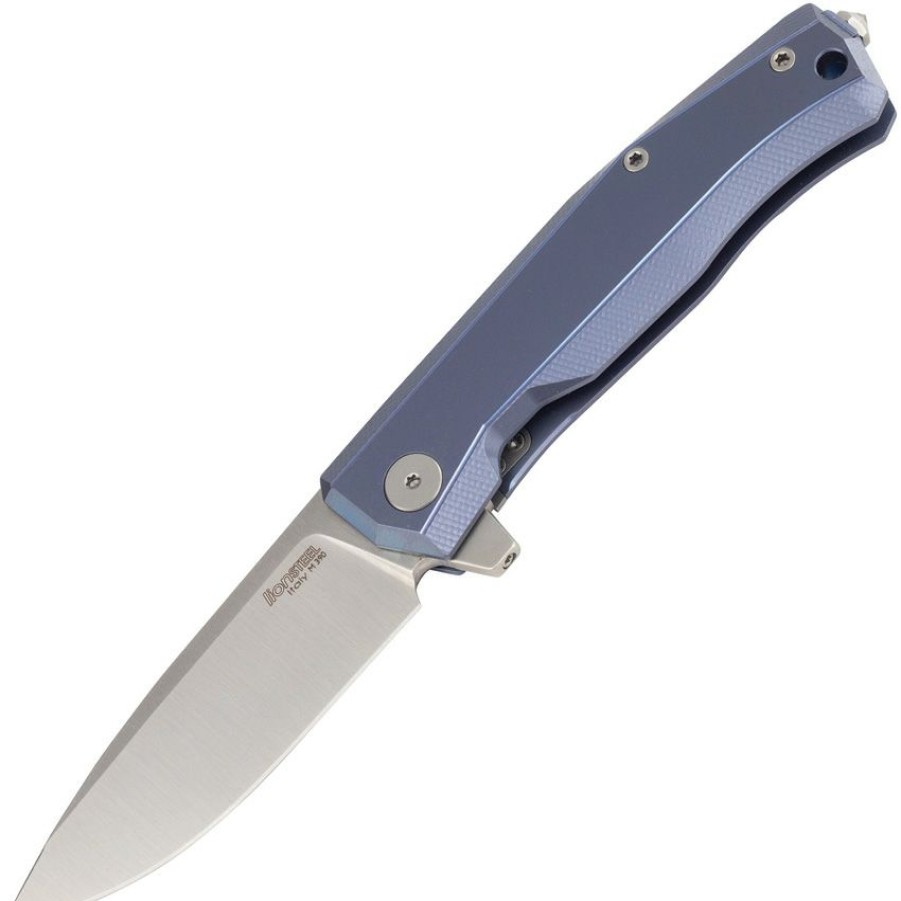 * Closeout Sale Lstmt01Bl Lionsteel Myto Framelock Pocket Knife Blue