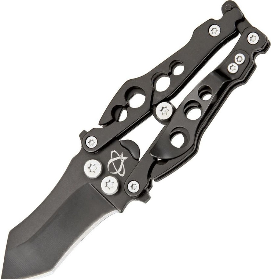 * Top Selling Manbk2B Mantis Bottleneck Tanto Black Finish Pocket Knife