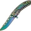 * Reliable Quality Cn300400Rb Dragon Linerlock Pocket Knife Spectrum A/O