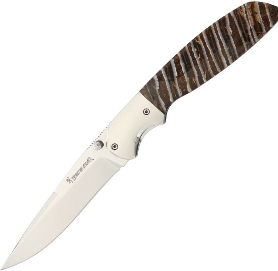 * Online Br0256 Browning Visual Effects Mammoth Tooth Linerlock Pocket Knife