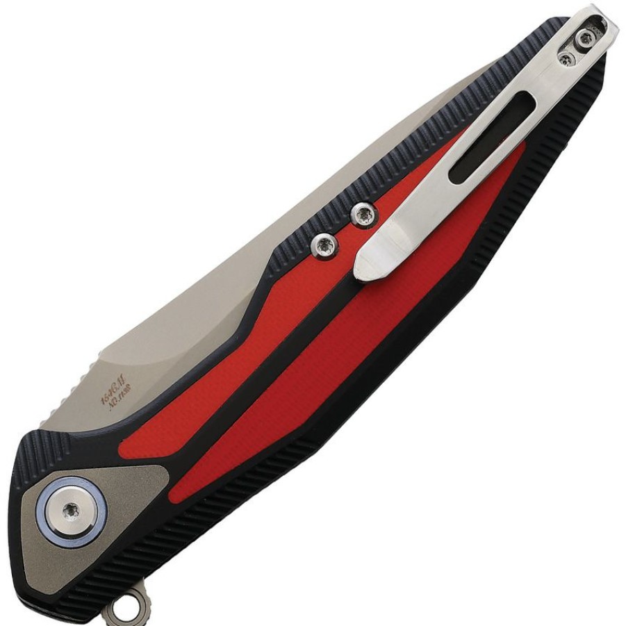 * Cheap Rktulaybr Rike Tulay Linerlock Pocket Knife Red