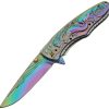 * Tendy Style Cn300399Rb Mermaid Linerlock Pocket Knife Spectrum A/O