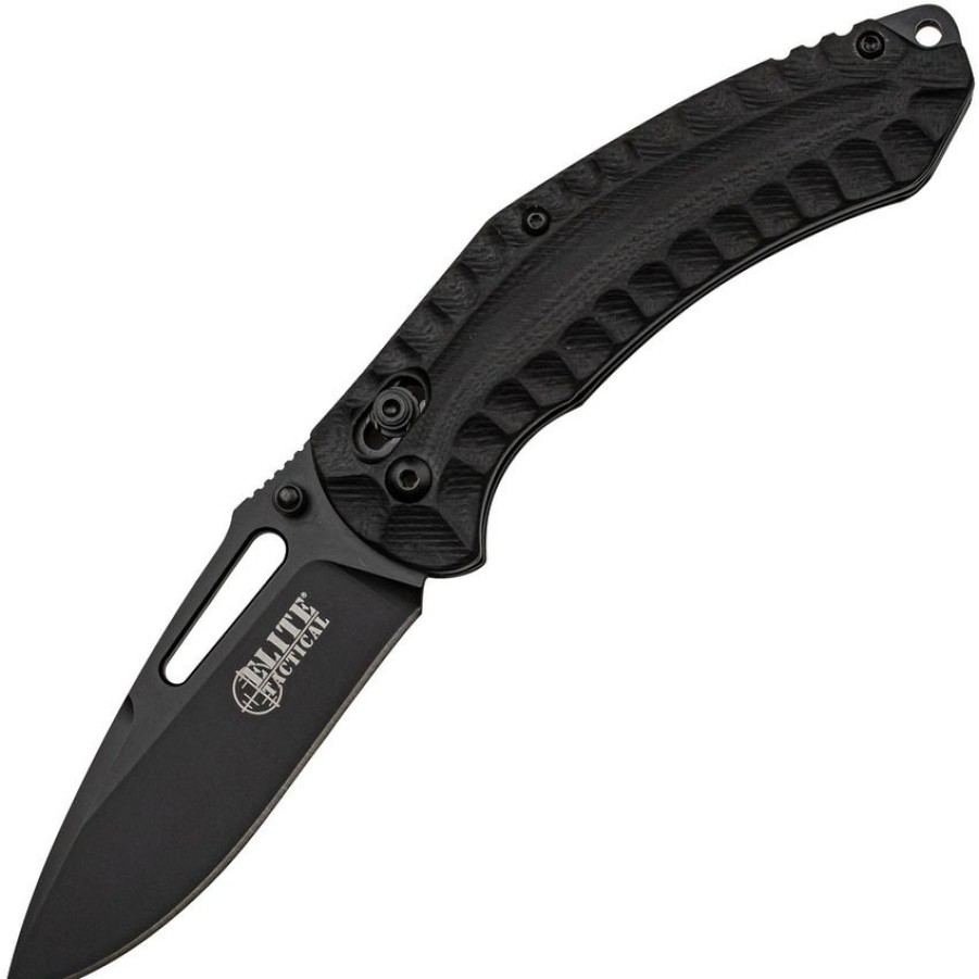 * Typical Style Etfdr008Bk Elite Tactical Pyrodex Rapid Lock Pocket Knife