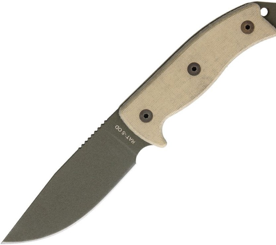 * Cheaper On8691 Ontario Rat-5 Knife Od Green