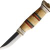 * Quick Delivery Wj223Vk Wood Jewel Fixed Blade Knife Rainbow