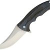 * 100% Guarantee Ko028 Komoran Framelock Pocket Knife Carbon Fiber/G10