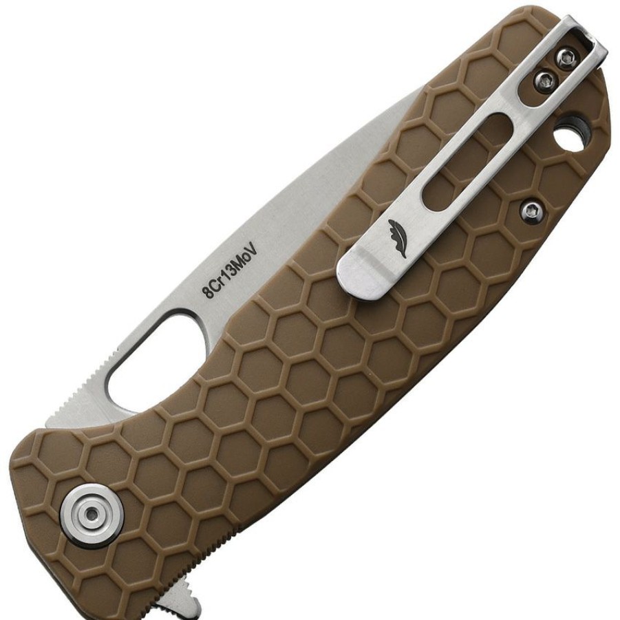 * Exclusive Design Hb1002 Honey Badger Large Linerlock Pocket Knife