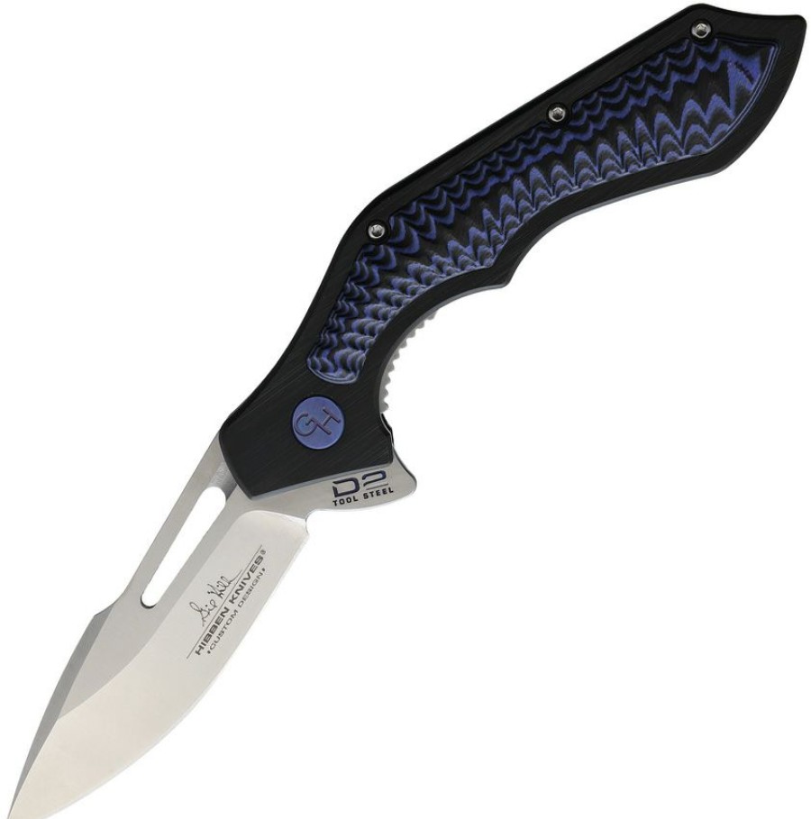 * Exclusive Design Gh5081D2 Hibben Hurricane Linerlock Pocket Knife D2