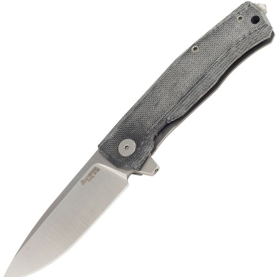 * Quick Delivery Lstmt01Cvb Lionsteel Myto Framelock Pocket Knife Black Micarta