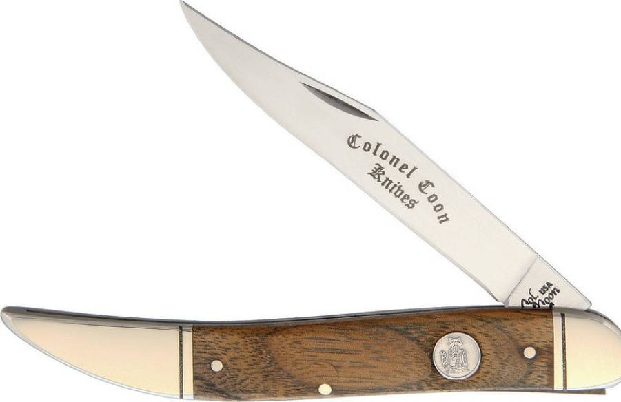 * Clearance Sale Cc93W Colonel Coon Large Toothpick Pocket Knife Walnut